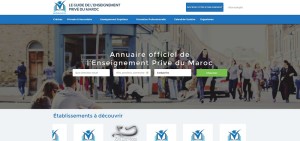 Creation site internet dédié à l'enseignement privé au Maroc